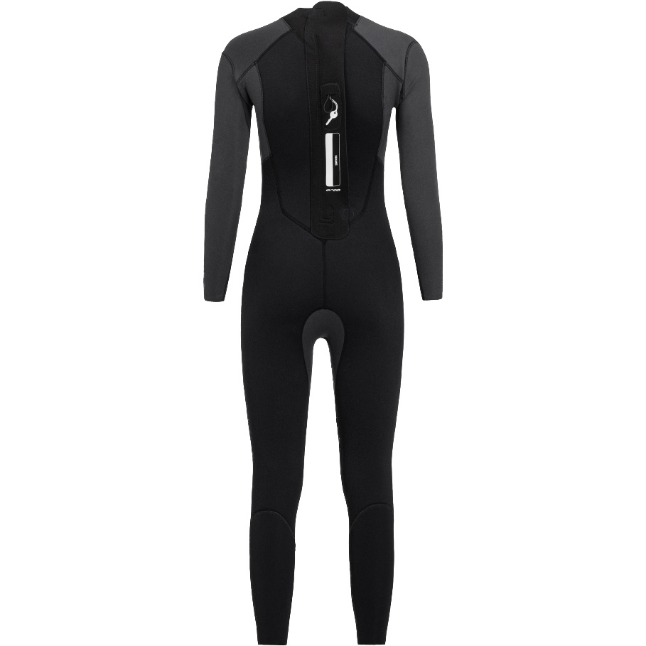 2026 Orca Womens Vitalis Breast Stroke Back Zip Open Water Swim Wetsuit NN6B4801 - Black